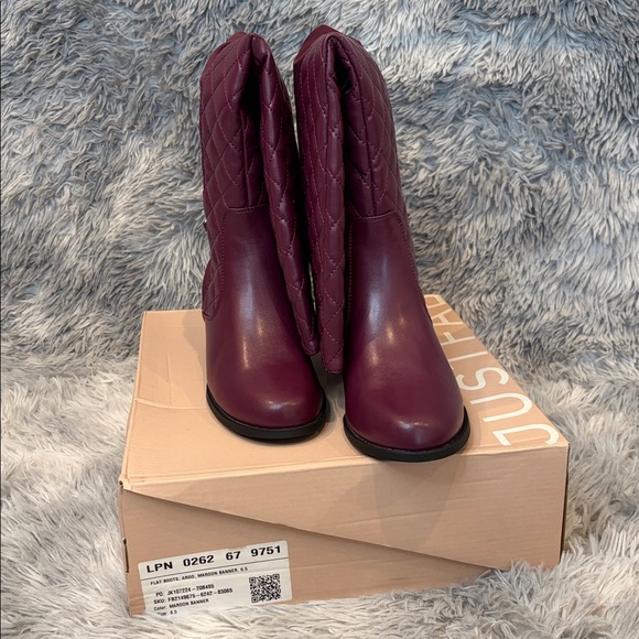 🛍️💝JUSTFAB: Argo Quilted Riding Boot🛍️💝 - Picture 4 of 16